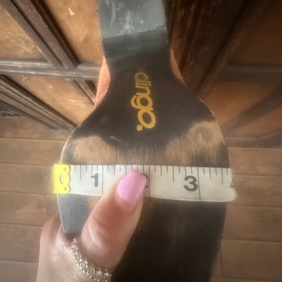 Dingo brown fringe cowboy boots 7 - Picture 12 of 15